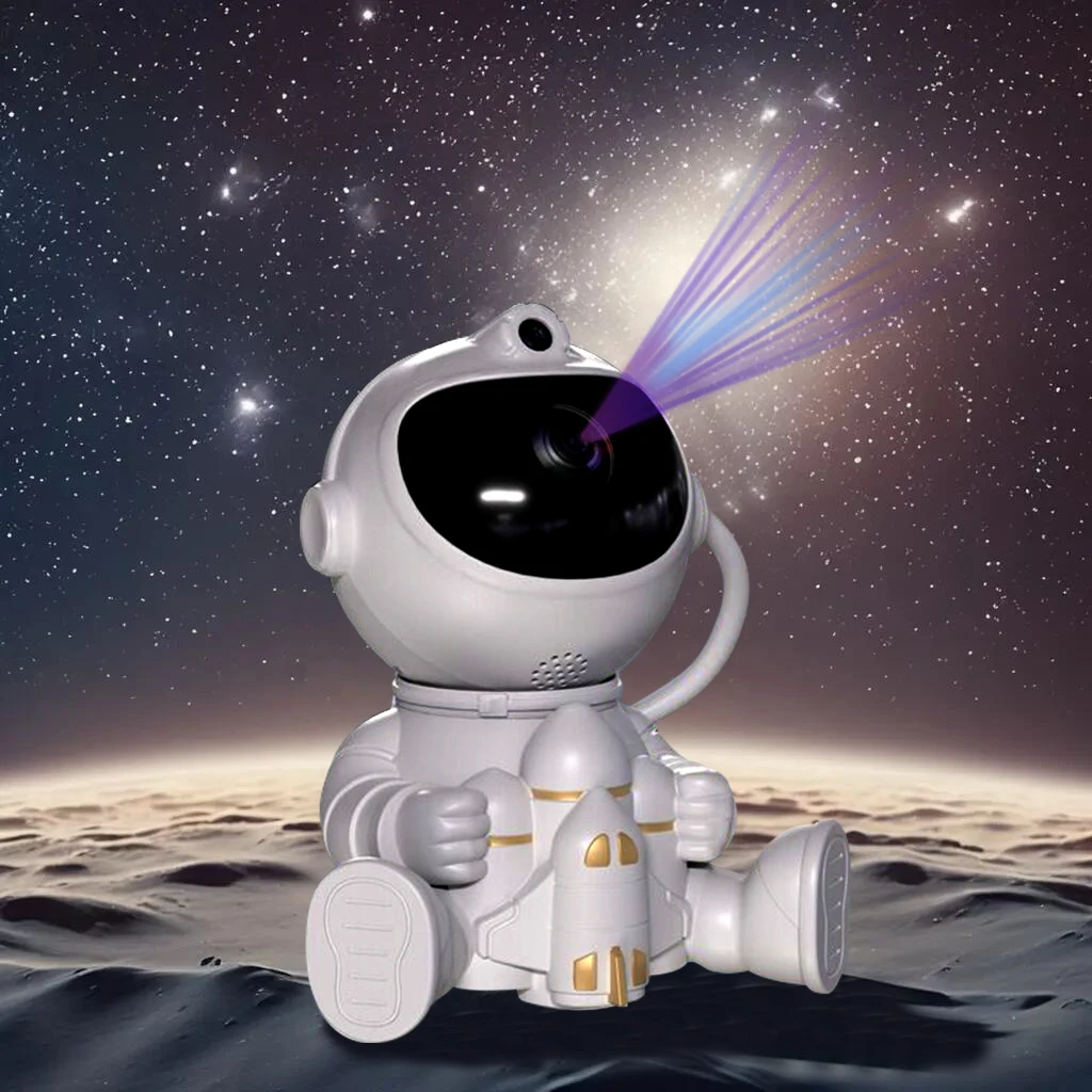 Robot Astronaut Projector and galaxy Laser Night Light Stars Projector Led Night Lights Starry Sky Lamp