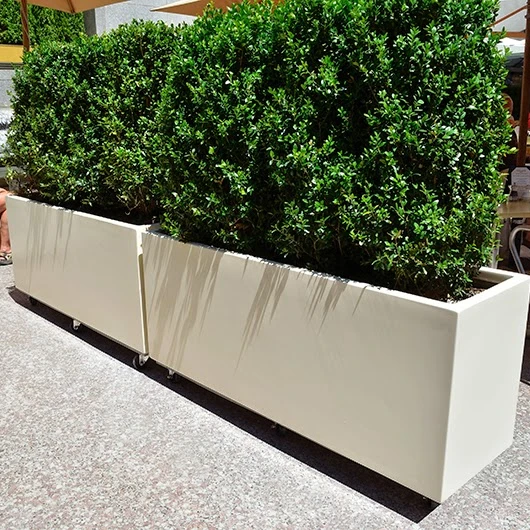 Прямоугольные плантаторы для сада, интерьеры, экстерьеры для плантации