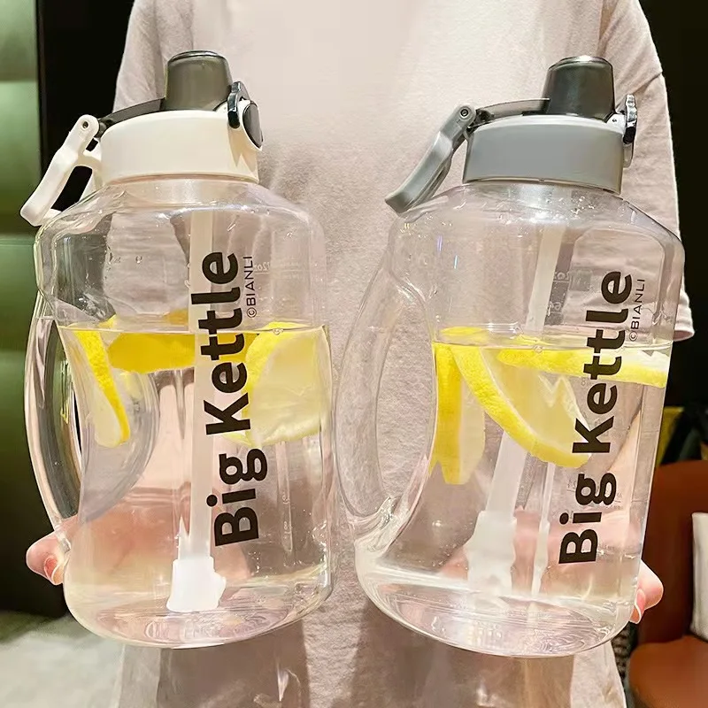 Чашка водная Мужская Спортивная, очень вместительная, 2 л, устойчивая к высоким температурам, с защитой от падения, для фитнеса и активного отдыха