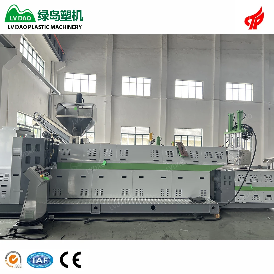 Lvdao Newest Factory Direct LDPE/HDPE/PP PLastic Pellets Granules Recycling Machine for Washing Line