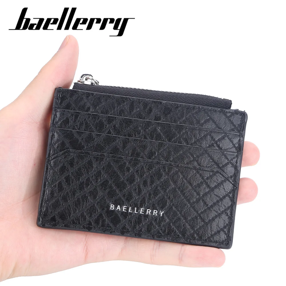 Baellerry Minimalist Coin Purse Slim Front Pocket Cases Credit Card Holder Wallet Credit Card Holder Pack