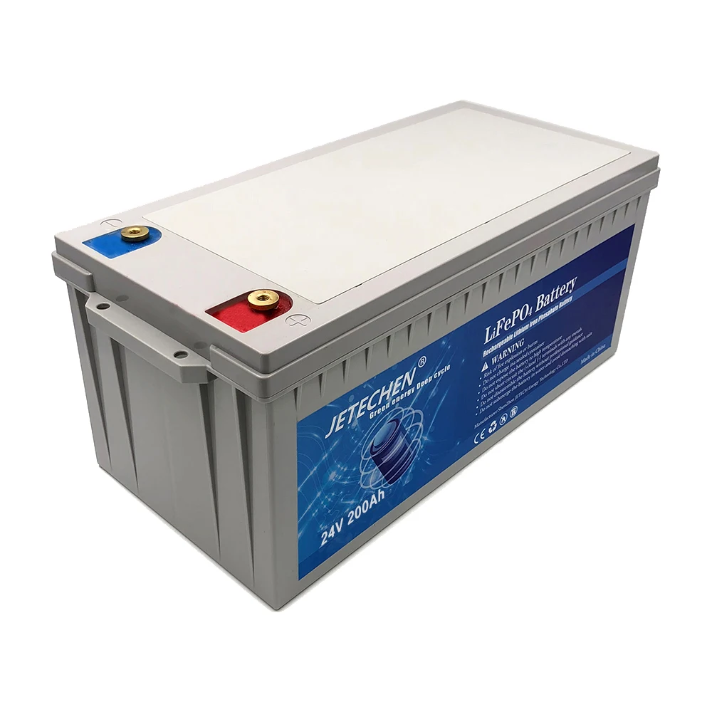 factory outlet lifepo4 24v 200ah emergency storage battery for telecom tower(50ah 100ah)