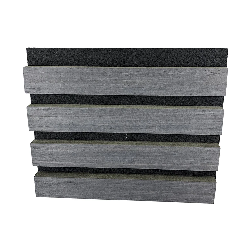 China manufacturer pet and wall sound absorbing strips slats wooden polyester sound absorbing panels wooden ceiling