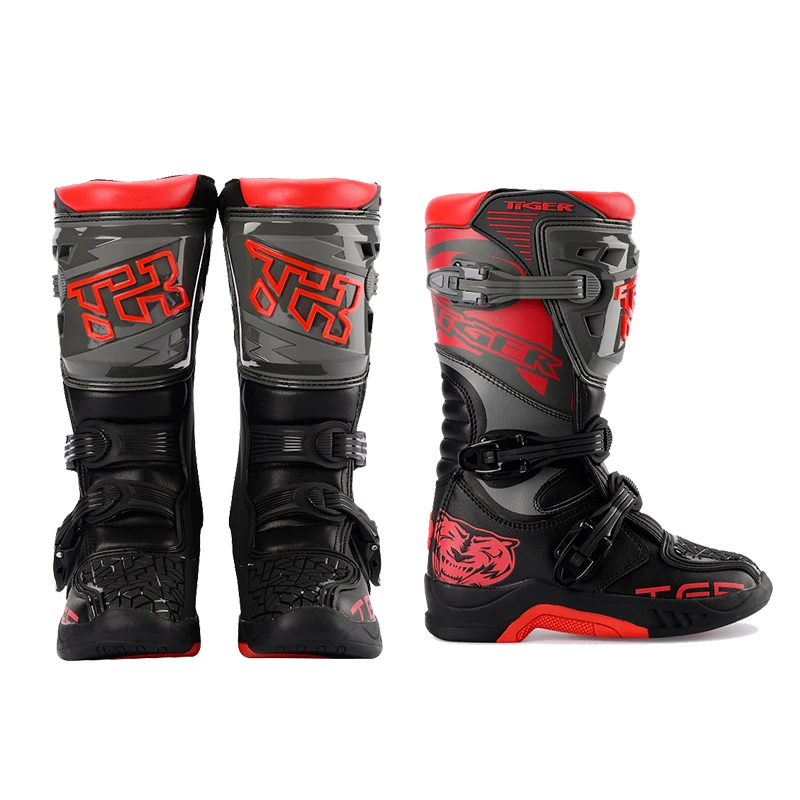 006 wholesale motocross boots Motorbike Kids Adventure Protective boots motorcycle shoe Waterproof and anti-slip protector Shoe