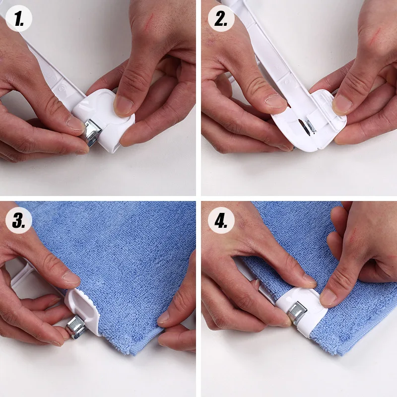 custom 1102 white adult skirt clothes display non-slip plastic bottom pant hanger clip