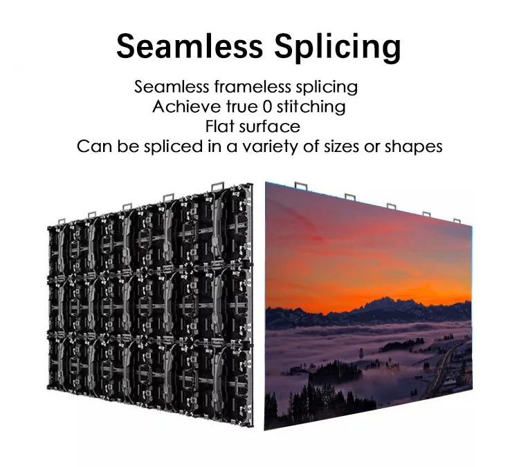 500*100mm P3.9 P3.91 Cabinet Indoor Display Panel Stage Background LED Screen Indoor Rental LED Display Screen