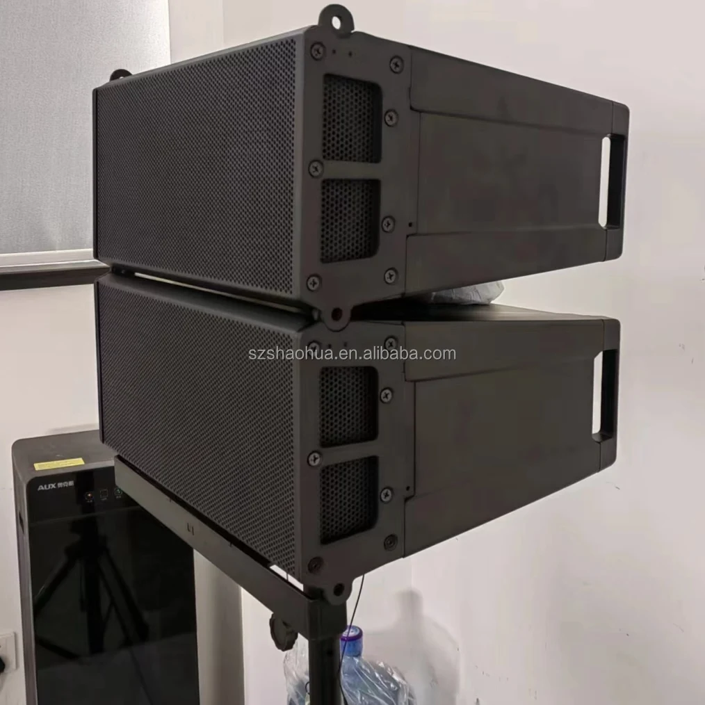 HDL 26-A dual 6 inch 2 way active line array speakers DJ stage sound system PA outdoor audio passive powered Pro speakers