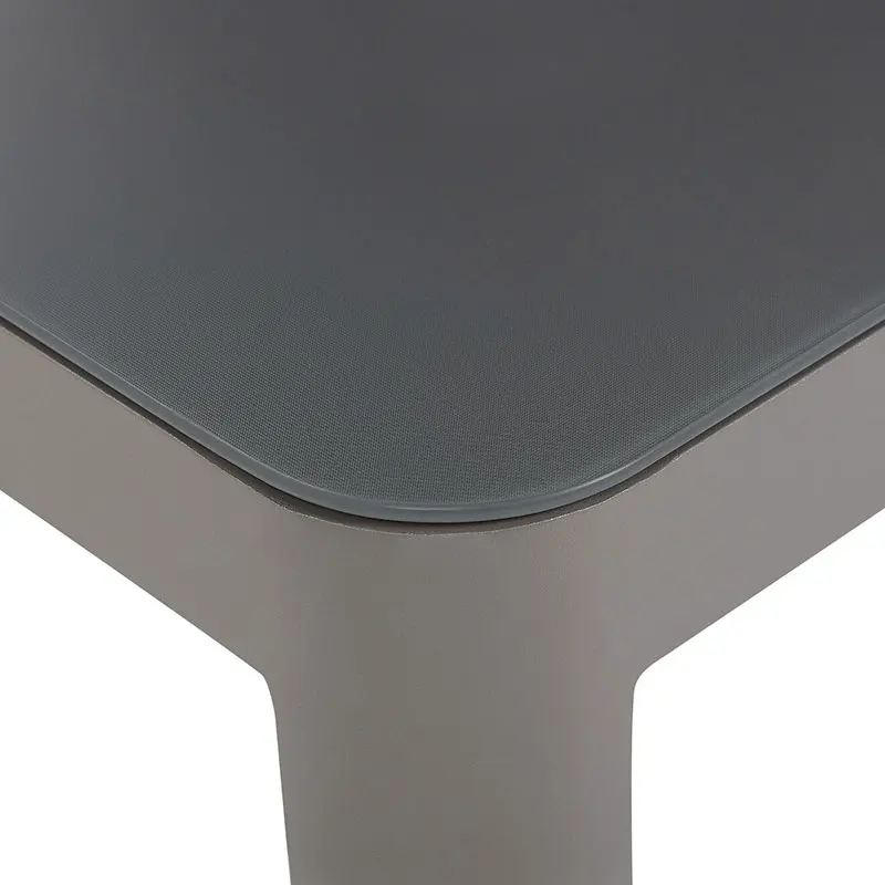 Backyard 5 seater l shape sectional aluminium corner garden sofa furniture