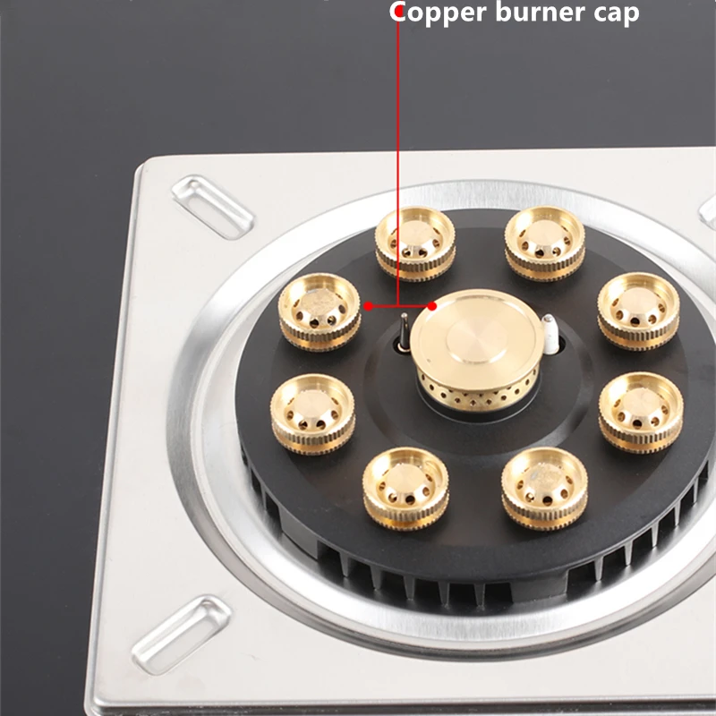 kitchen built in appliances LPG electric gas electric stoves 2 burner for Outdoor Household Hotel Garage Glass Surface Material