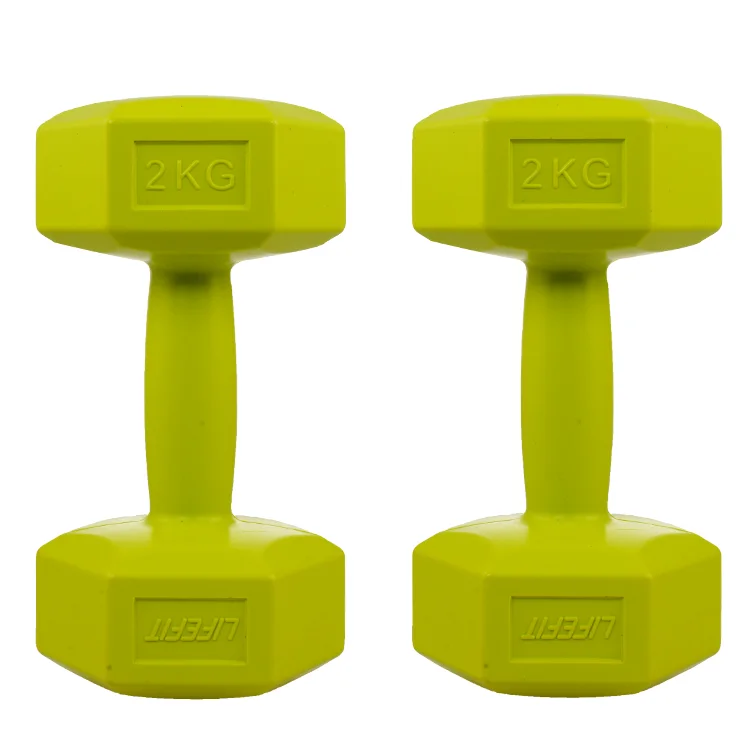 Cement plastic dumbbell home use dumbbells 1kg 2kg 3kg 4kg 6kg 8kg 10kg weight lifting gym fitness equipment