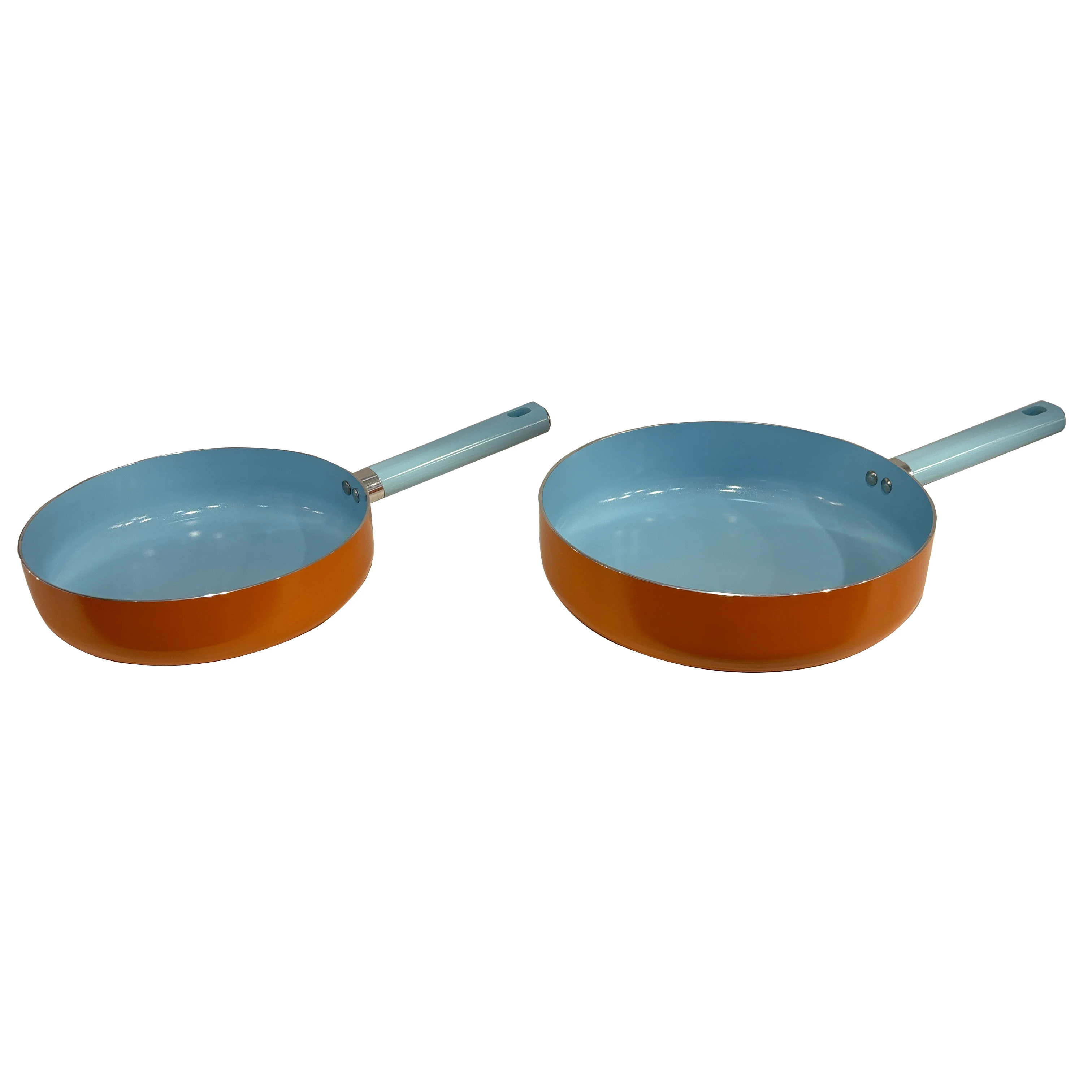 easy and fast cleaning  Non-stick Aluminum 24x6cm deep fry pan with  s s handle