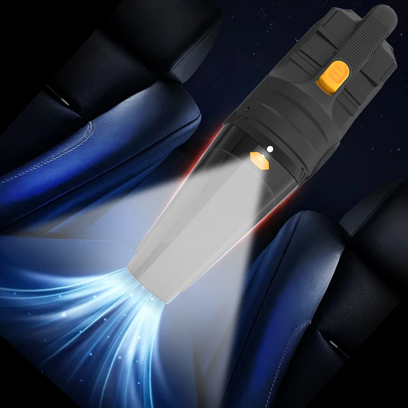 CARSUN 12V Smart Powerful Portable 4 In 1 Handheld Air Pump Wet And Dry Car Vacuum Cleaner With  Auto Air Compressor