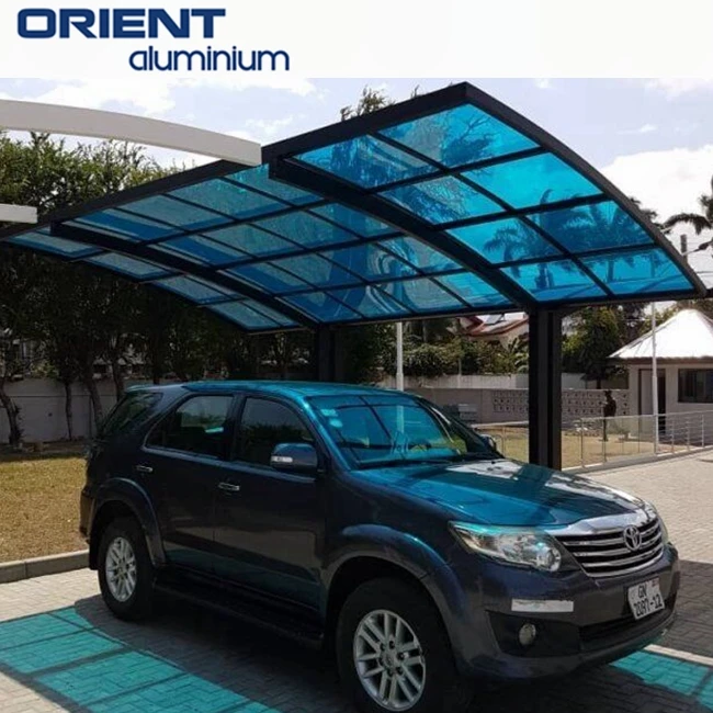 Nice Quality Strong Free Standing Car Parking Shed Outdoor Waterproof Small Size Single Roof Carport