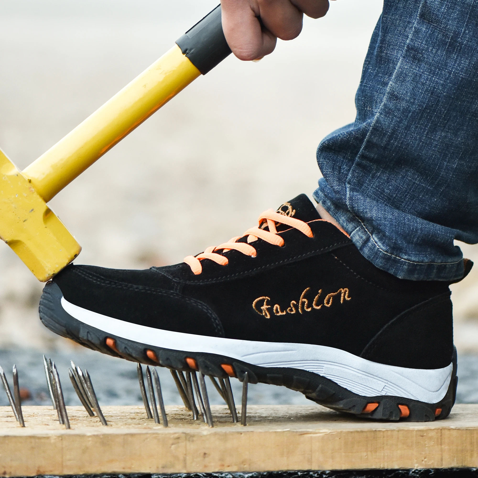 Latest Design Wholesale Women Men Boots Climbing Outdoor Hiking Work Safety Shoes