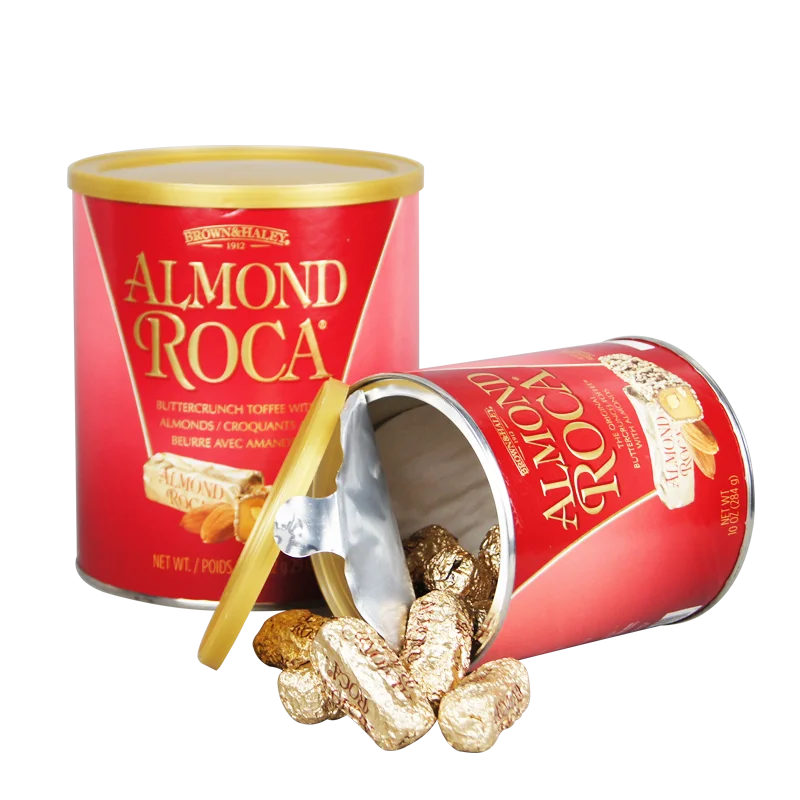 Source Factory Customized Chocolate Paper Can Packaging Biodegradable Moisture-proof Aluminum Foil Paper Food Grade Paper Tubes