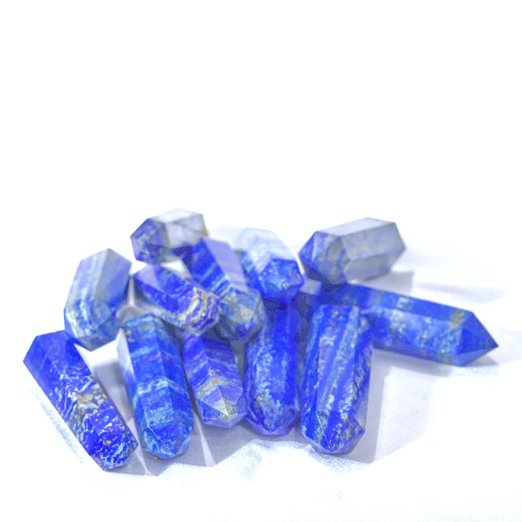 Wholesale High Quality Crystal Beautiful Polished Blue Sodalite Point Natural Crystal Tower For Decoration