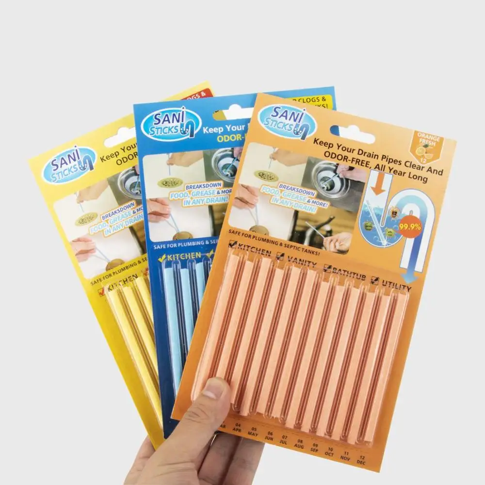 keep drain pipe cleaner sticks toilet bathroom kitchen cleaner drain and sink cleaner sticks
