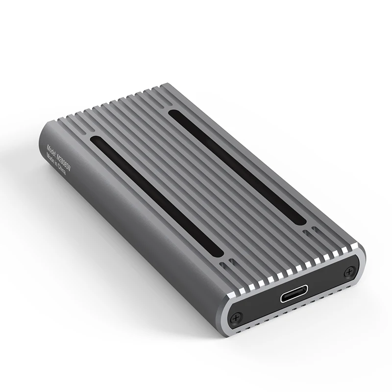 Dual protocol aluminum rgb m.2 ngff ssd enclosure nvme screws m.2 ssd m.2 external nvme m.2 ssd case