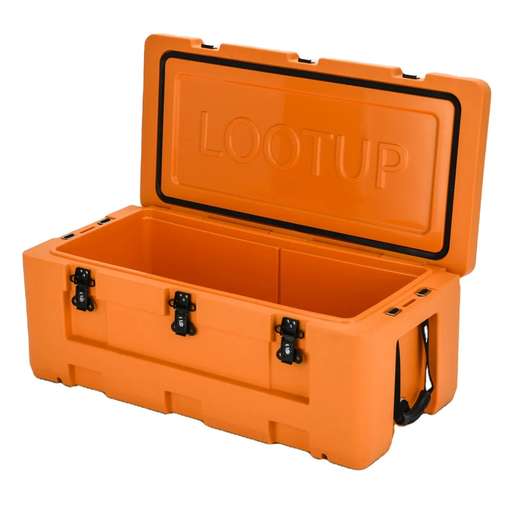 boright new 55QT Outdoor rotomolded hard ice cooler chest beer cooler standing ice chest cooler