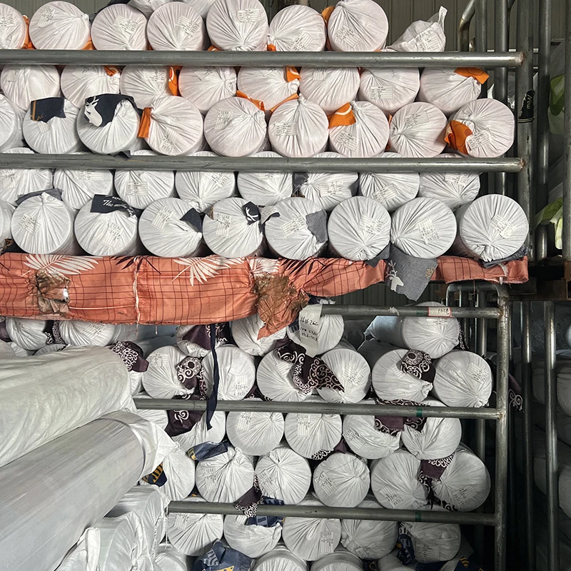 High Quality Cheap Price Plain Polyester Blackout Linen Stock Microfiber Fabrics for Curtain Bedding 220cm Fabric