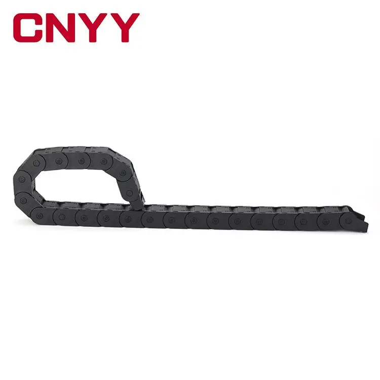 
energy flexible guide plastic cable chain Nylon Cable Carrier / Energy Cable Drag Chain For Cnc Machine Tools semi-open flexible 