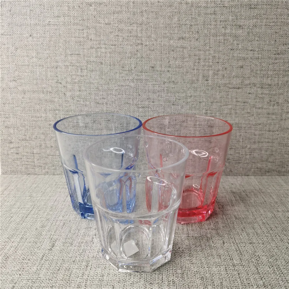 
6OZ 200ml AS plastic wine bar party plastic tea tumbler 