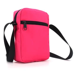 Custom Logo Sport Fashion Style Small Mini polyester Chest Crossbody Phone Men Sling Shoulder Messenger Bag For Men