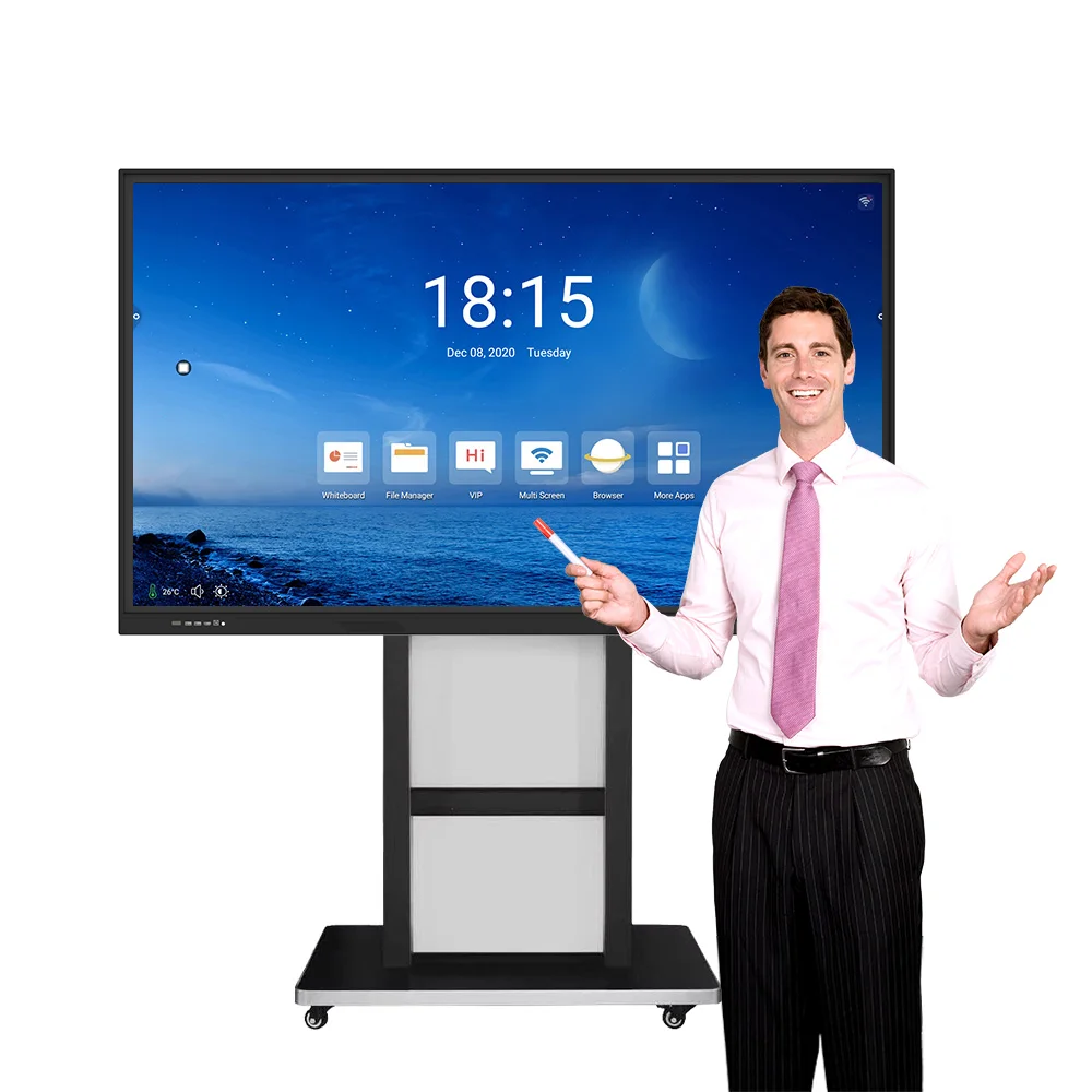 OEM Price School Writing For Wall Touch-control Integrated Machine Touch Wireless Interactive Whiteboard