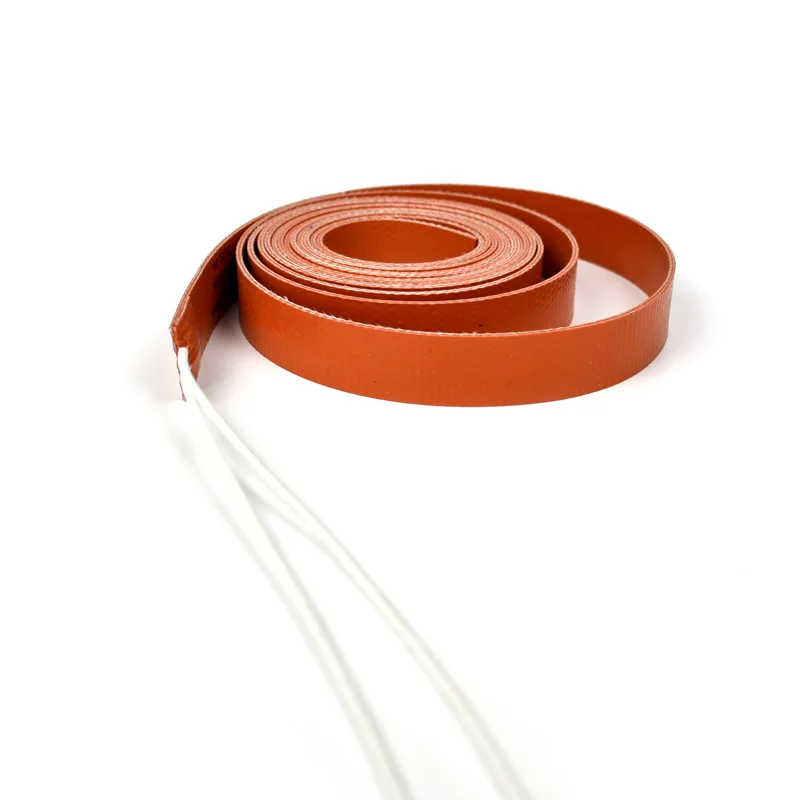 BRIGHT 220V 300W Industrial 20*3000Mm Flexible Electric Pipe Band Silicone Heating Belt Heater for  Valve body warming