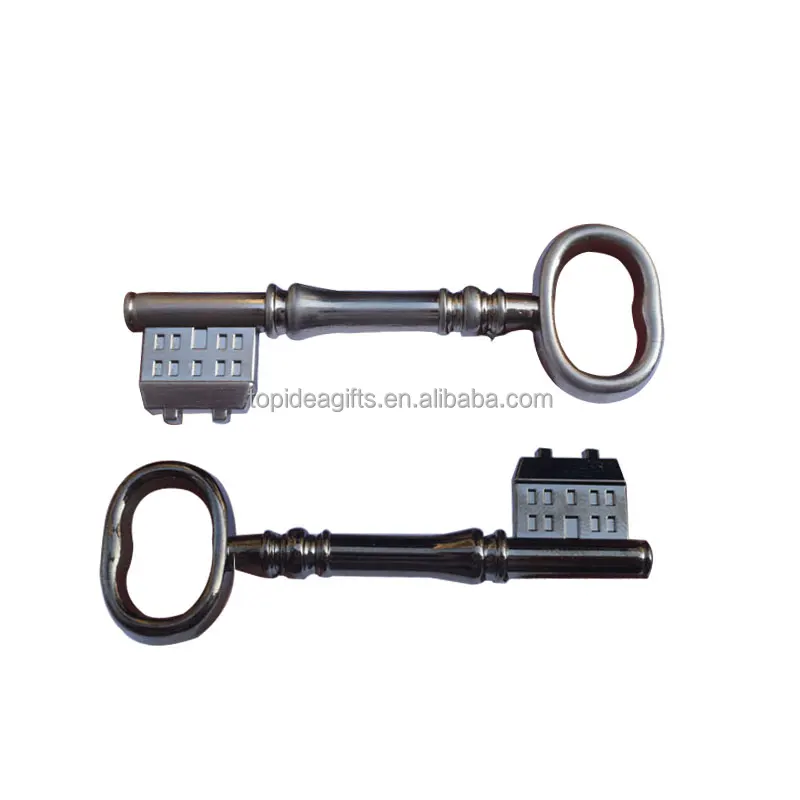 Keychain Women Lady Girl Novel Chest Key Necklace Gunmetal Vintage Skeleton Keys for Necklace Bracelet Jewelry