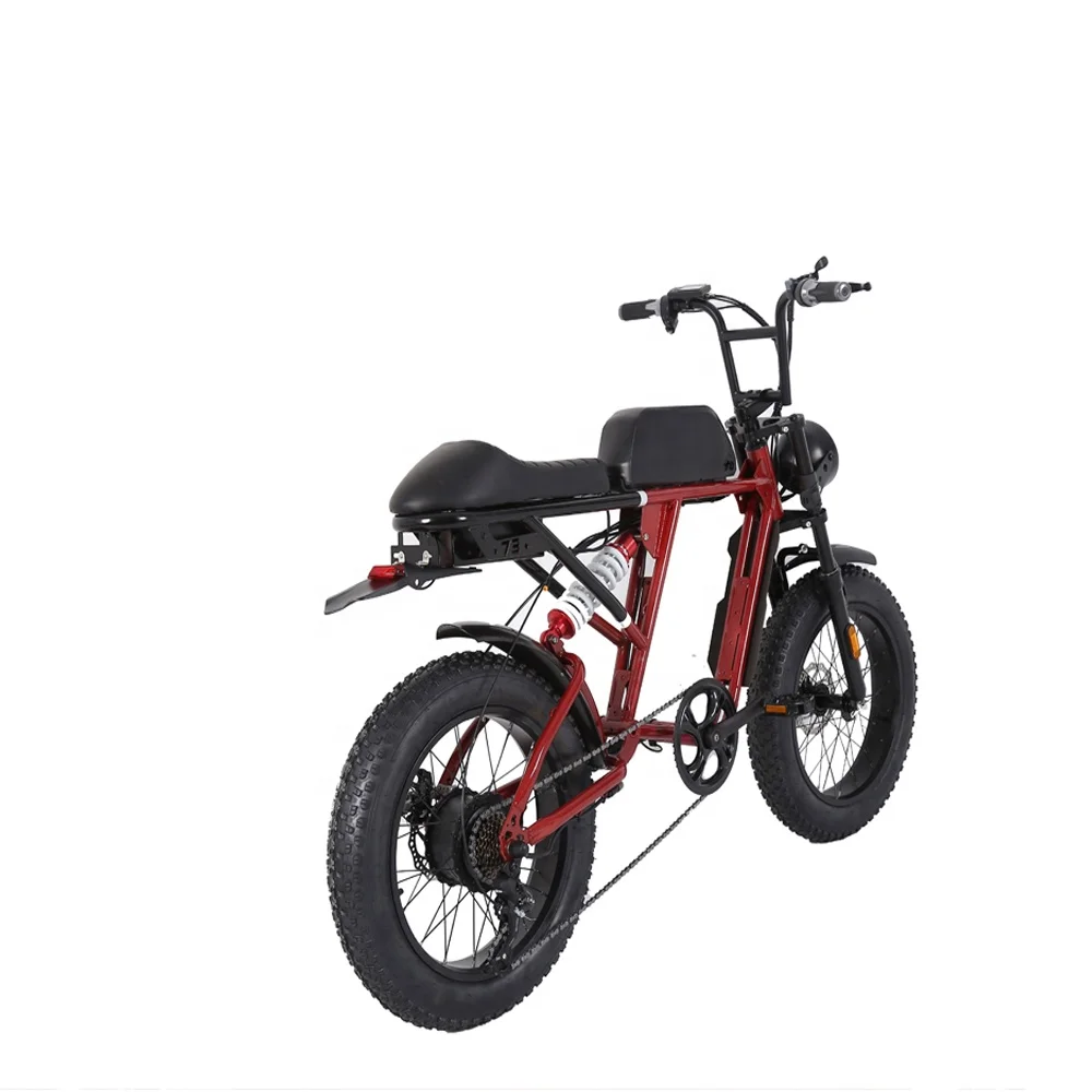 2022 Custom Ladies Mid Engin 750W E Bike Classic Cruiser Retro Style Vintage Cafe Racer Electric Bike