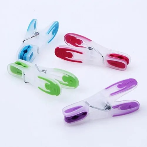 Clothespins Durable Clothes Pegs Pins Clip Colorful Plastic Multifunction Bathroom Modern Rectangle Daily
