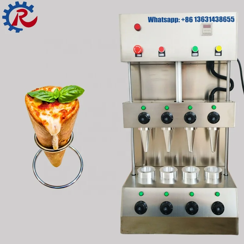 Ruiya 2023 Factory Direct Supply Automatic Pizza Cone Oven/Pizza Cone Maker/Pizza Cone Vending Machine with CE for Sale