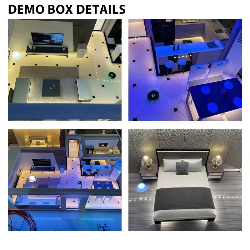 Demo box for smart home showcase, support ODM and OEM to print your logo on box and easy to carry