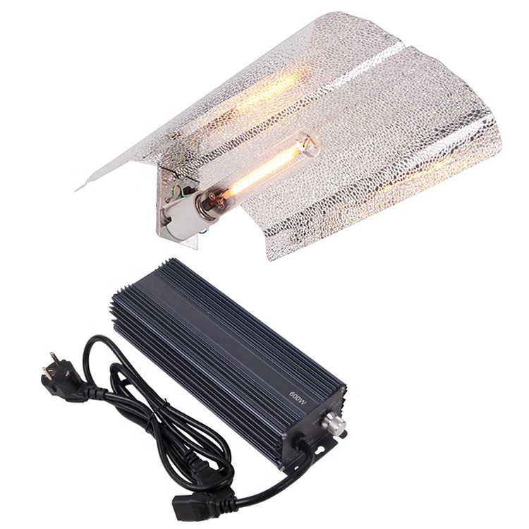 Hydroponic System Dimmable Indoor 600 Watt High Pressure Sodium Lamp Grow Light Kits