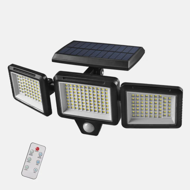 Cheapest Price Sun powered Solar cell garden light outdoor wall light solar wall 210 LED mounted outdoor solar lights