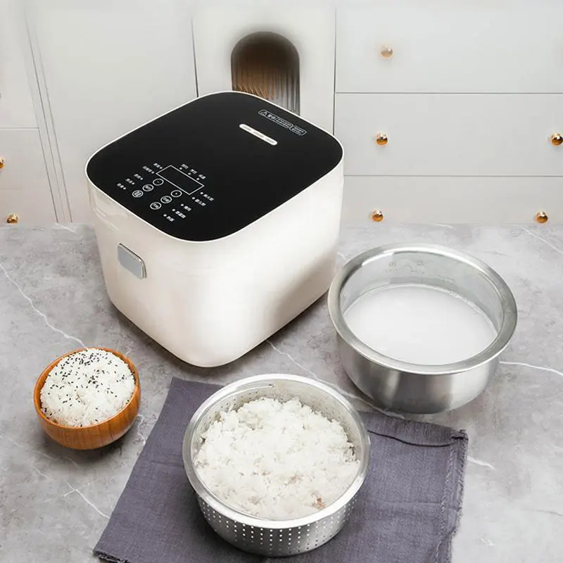 Factory Wholesale OEM 3L 5L Low Sugar Function Digital Touch Screen Rice Cooker with Stainless Steel Inner Pot