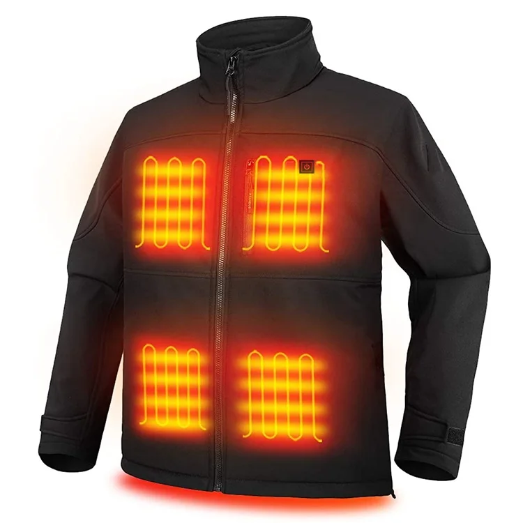 5V 7.4V 12V Best Winter Waterproof Battery Powered Heating USB Electric Motorcycle Heated Jacket for Work