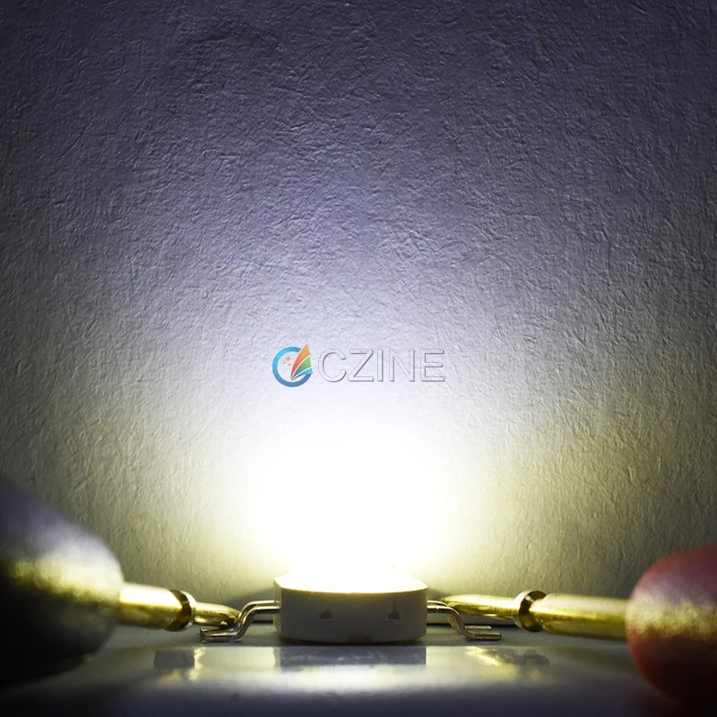  100 шт./пакет Czinelight оптовая продажа 1 Вт 3 Ма 45 мил белый и теплый двухцветный 4-контактный светодиод высокой