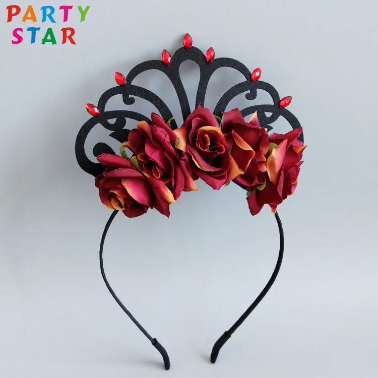European And American Fashionable Party Women Flower Headband Custom Wedding Hair Accessories