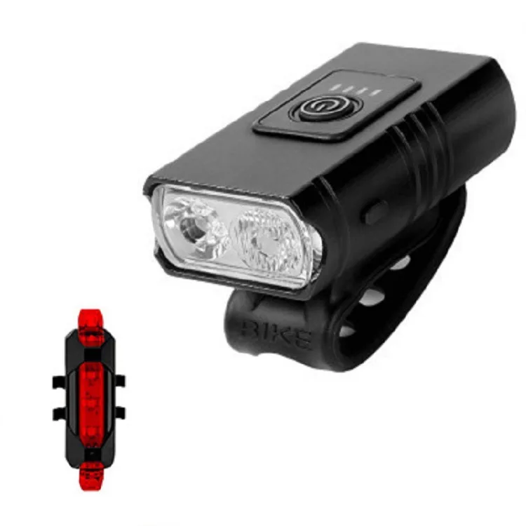 Howlighting велосипедная фара 2X T6 Фонарик светодиодный USB-фонарик перезаряжаемый алюминиевый сплав велосипедный фонарь