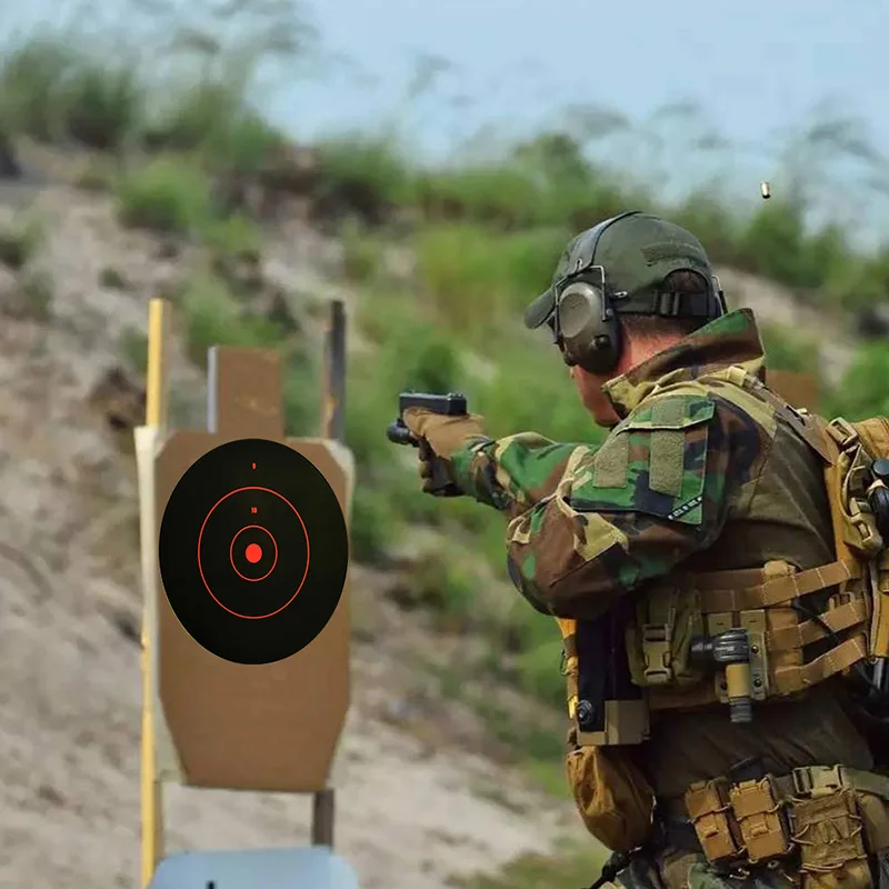 43*43 cm Enlarged Version of Splash Shooting Hall Bow And Arrow Slingshot Competition Long-distance Visual Target Paper