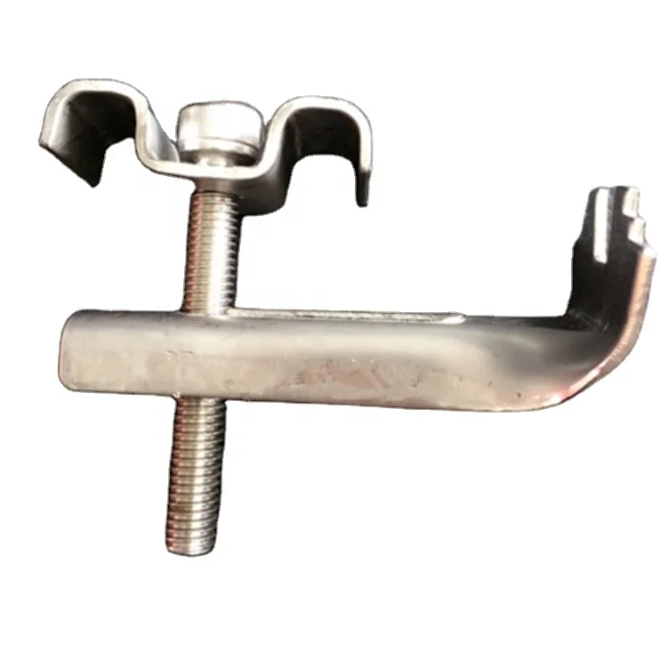 stainless steel metal grip galvanized steel steel cable clamp  clips  fastener