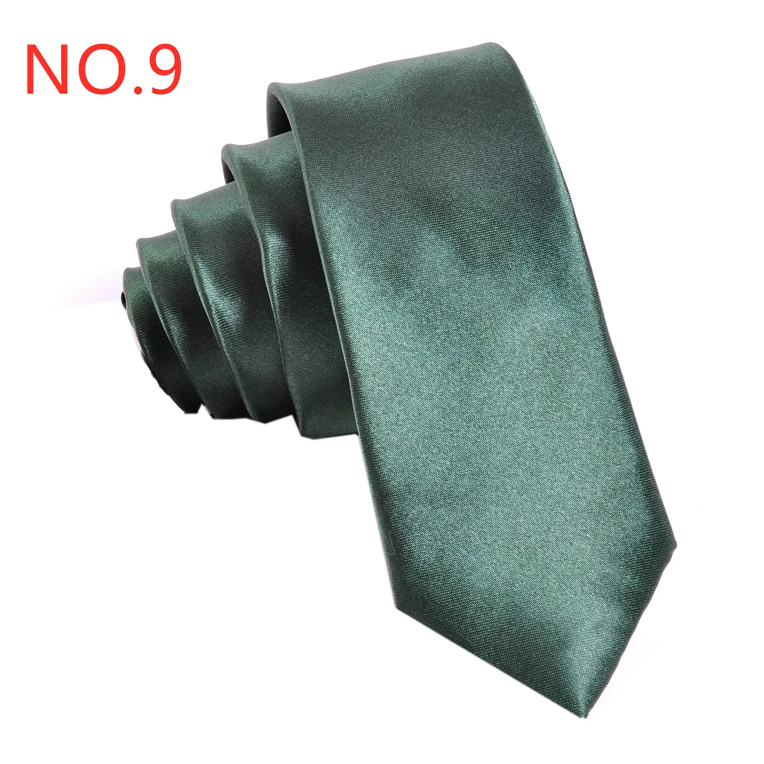 Sale price Factory 12 Color 6CM 100% Polyester Black Plain Color Men Necktie Newest Business Men Necktie in High Quality