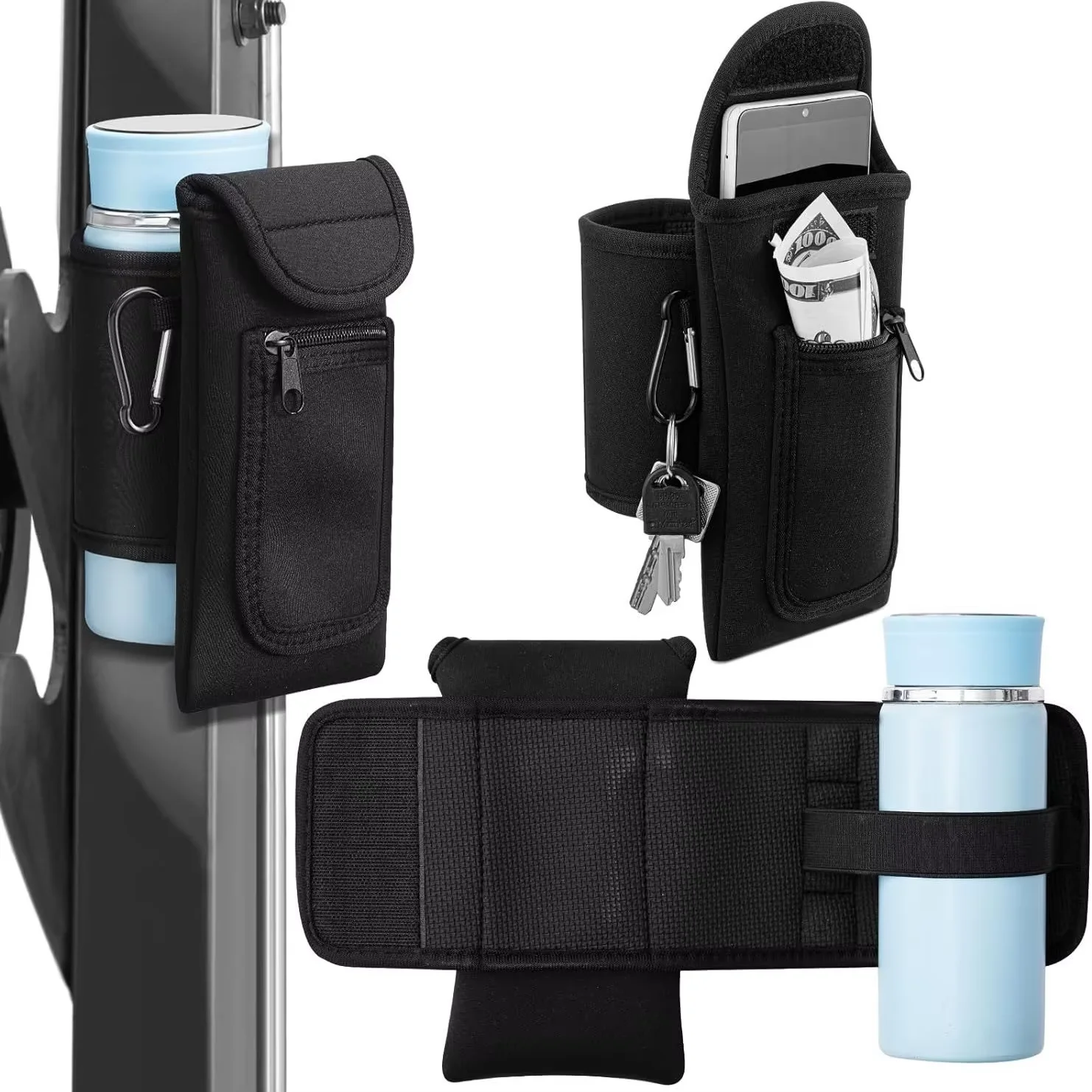 Outdoor Sport Magnet Cup Pouch Bag Accessories Bottle Holder Cover Portable 40oz Kettle Bag multi-functional water bottle bag