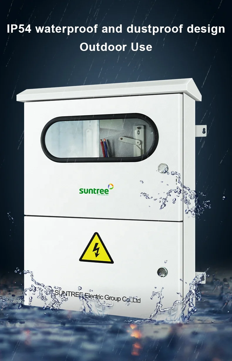 Suntree/OEM ac/dc on-grid solar pv combiner box  32A to 250A  connect 10KW 25KW 50KW  inverter