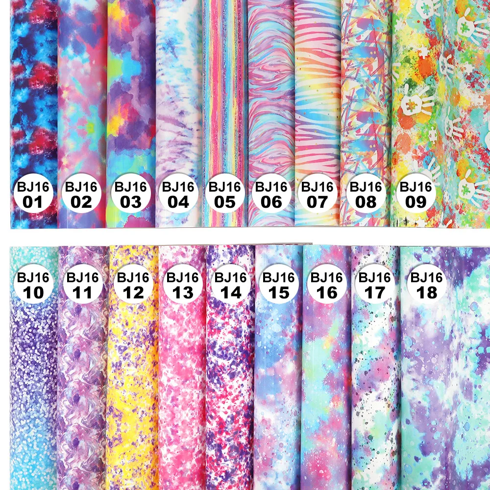 12inx5feet waterproof colorful ink splatter tie-dye pvc permanent self adhesive vinyl roll on glass mugs