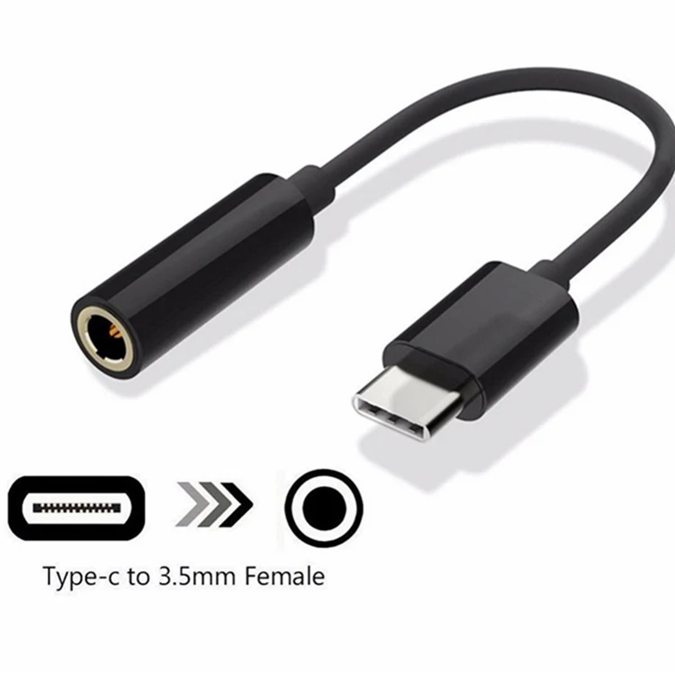 Адаптер для наушников с USB C на 3 5 мм стерео аудио кабель разъемом типа