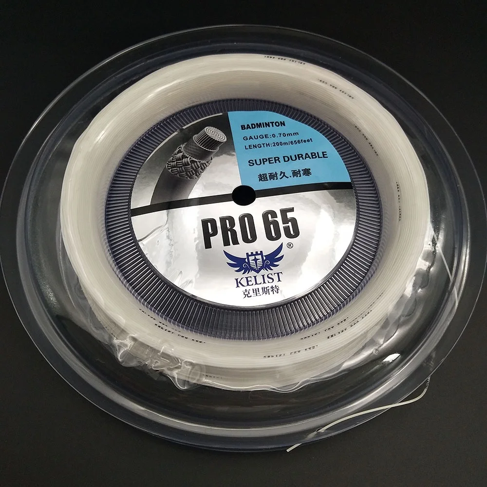 
Hot Selling Durable Super Hardy Nylon Badminton Racket String For Professional Player 