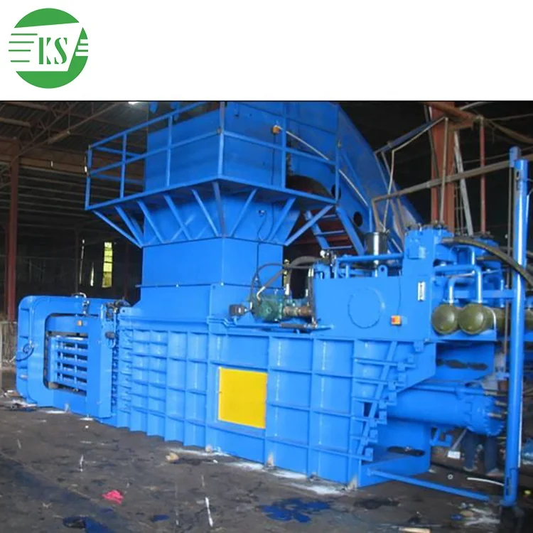 Keshang Fully Automatic Waste Paper Baler Compress Baling Recycle Machine